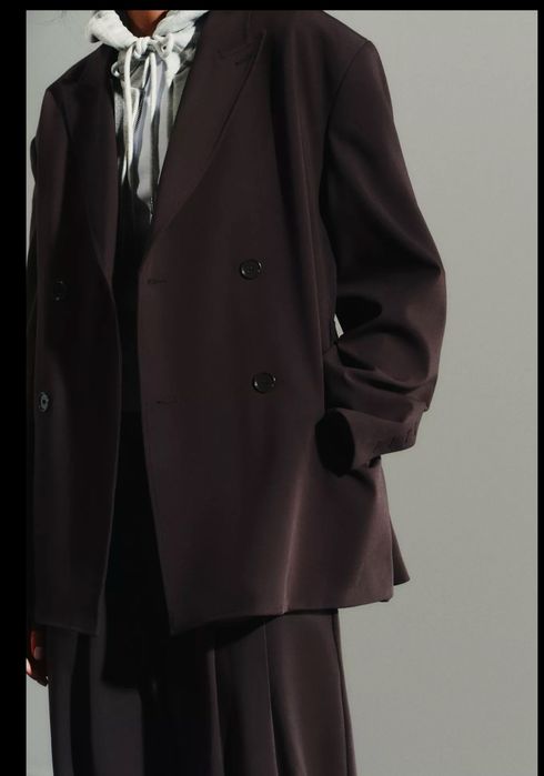 Костюм zara шоколад класичний набір  блейзер m s тренд 2026