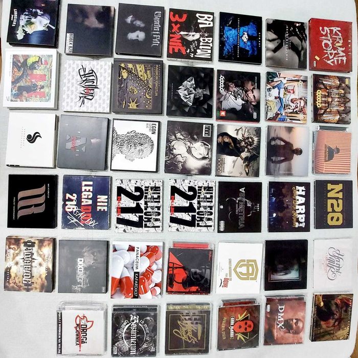 Kolekcja płyt CD polski rap hip-hop 41 sztuk