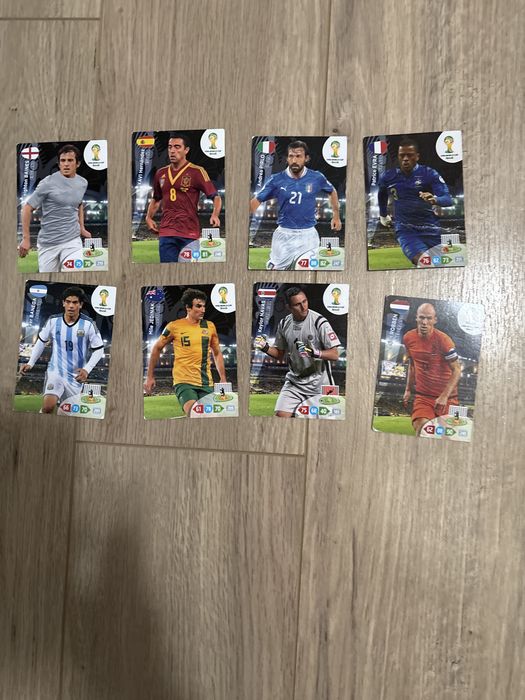 Karty Piłkarskie Panini World Cup 2014 i inne