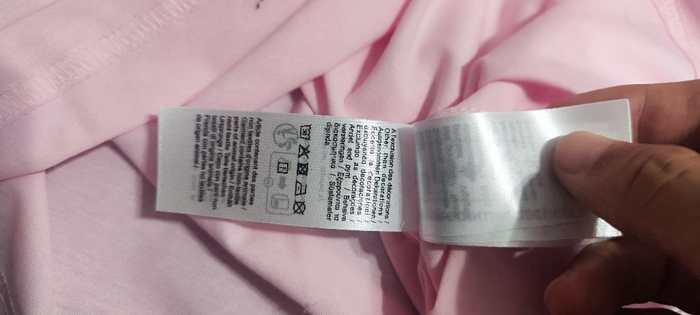 T-shirt Lacoste cor rosa M
