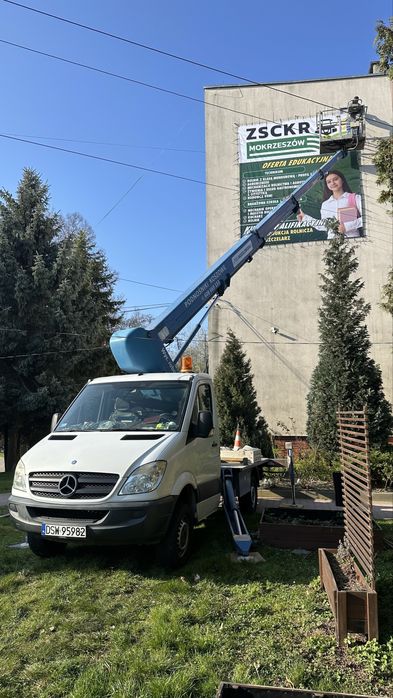 Wynajem podnośnik koszowy 22m, 27m