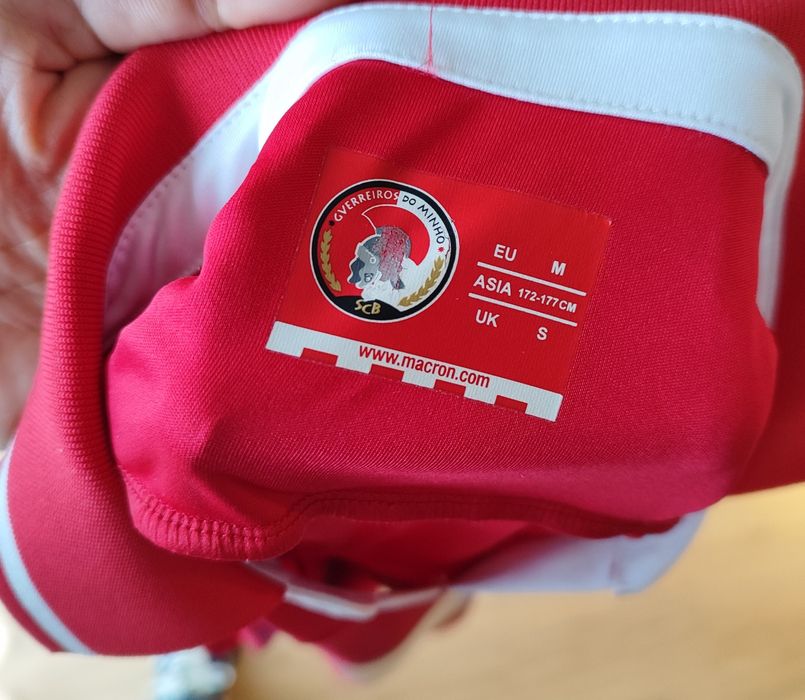 Camisola de jogo do Ruben Amorim no SC Braga na Liga dos Campeões