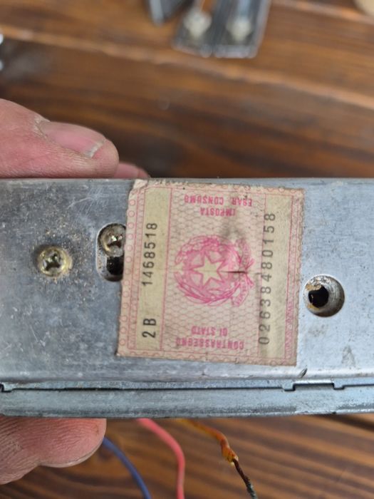 radio sanyo alfa romeo spider zderzak lat 80