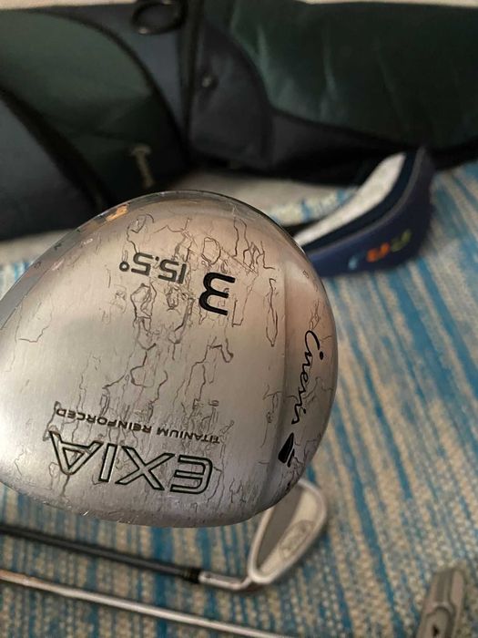 Conjunto de Saco de Golfe + Tacos (usados)