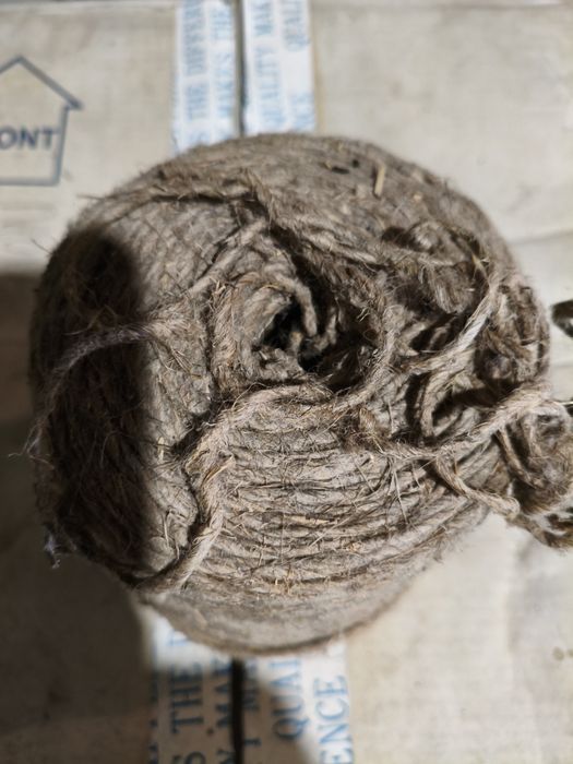 Szpulka sznurka konopnego z okresu prl