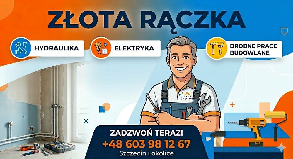 Szybkie naprawy - drobne prace remontowe - Złota rączka