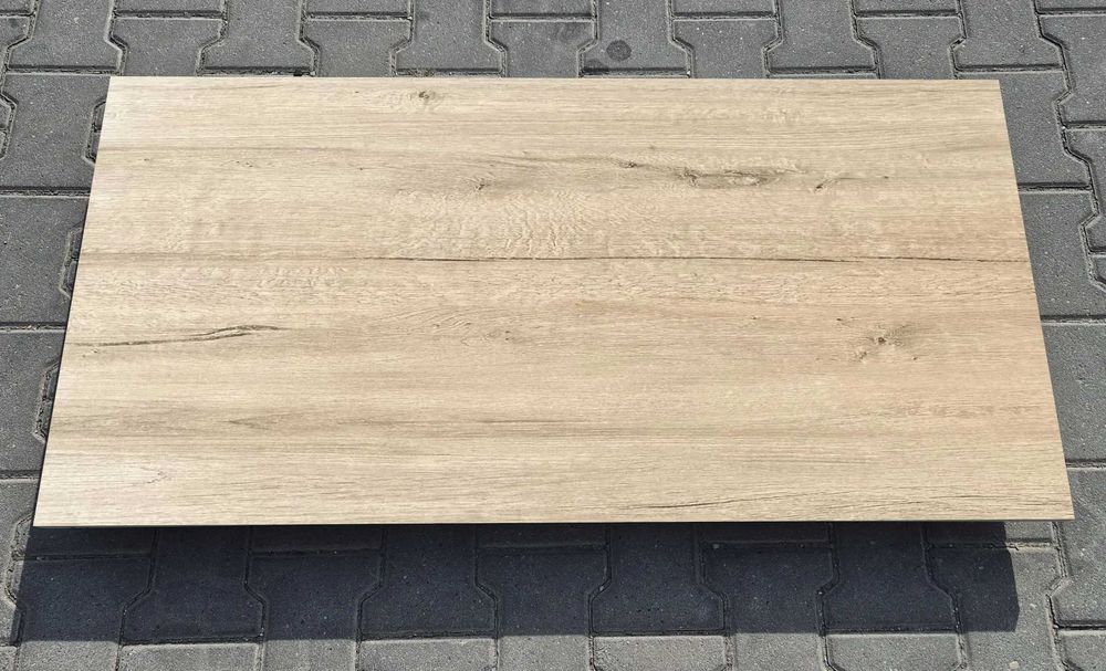 Płytki tarasowe gresowe drewnopodobne Suomi Cream 60×120×2 cm – 32 szt. / 23,04 m²