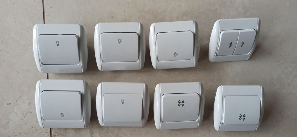 Zestaw włączników oświetlenie, rolety