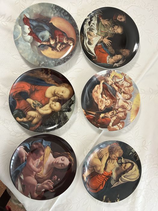 6 Pratos Natal Vista Alegre edicao limitada