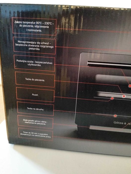 Mini Piekarnik przenośny turystyczny elektryczny gotze