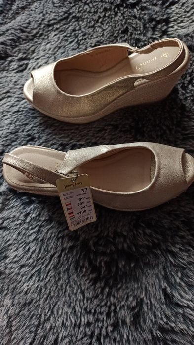 NOWE buty na koturnie CCC r. 37