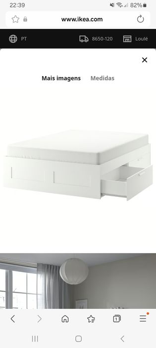 Cama Semi-nova pouco uso