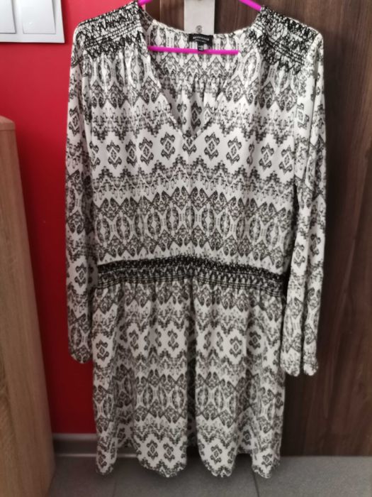 Tunika czarno biała