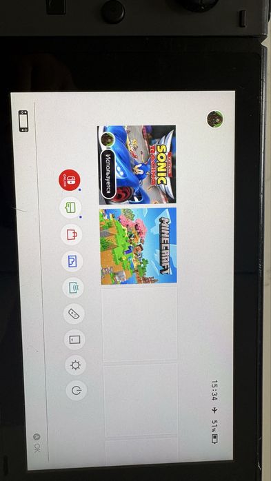 Nintendo switch v2 + 2 гри