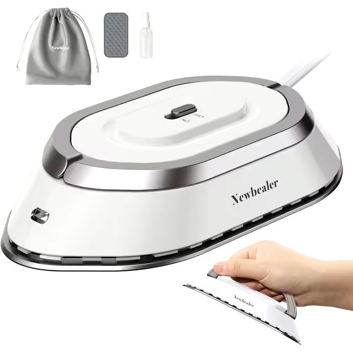 Міні праска Newbealer для подорожей, керамічна поверхня, 220V/120V, 15