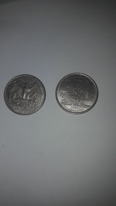 Liberti QARTER DOLLAR перевертыш.