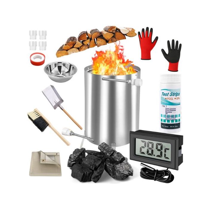 OGRZEWACZ do BASENU Jacuzzi Gotowy ZESTAW 16w1 PIEC DO Ogrzewania Wody