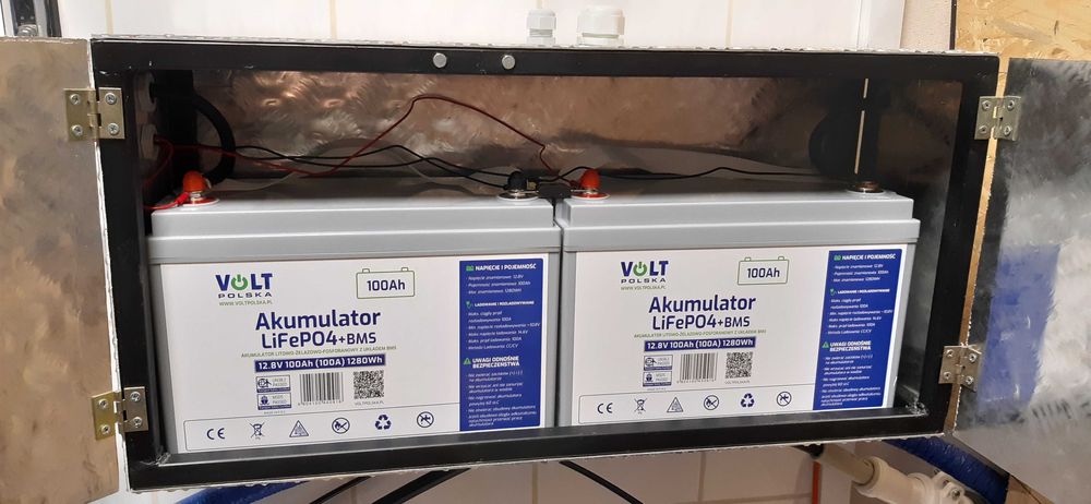 Akumulator magazyn LifePo4 VOLT 24V (2 x 12,8V) 100Ah