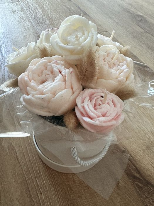 Flowerbox | box ze świeczek sojowych | świeca sojowa