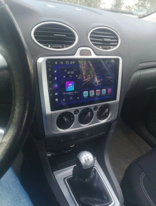 Rádio Android 14 com GPS Ford Focus MK2 AC Manual (Artigo Novo)