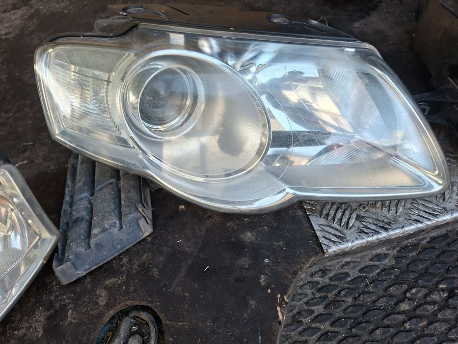 Volkswagen Passat b6 lampy przód oryginał Europa lewa prawa kompletne