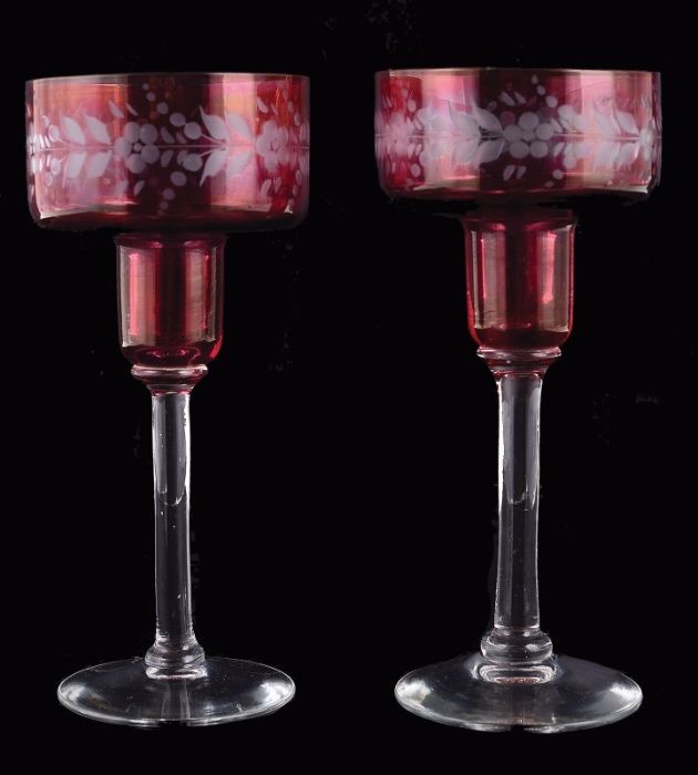 Decanter antigo em cristal moldado