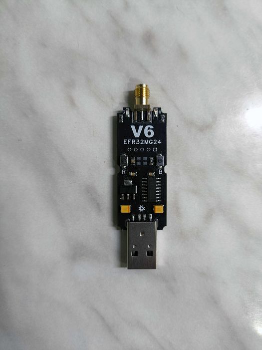 Zigbee USB Координатор V6, EFR32MG24, ZHA, Home Assistant, Zigbee2MQTT