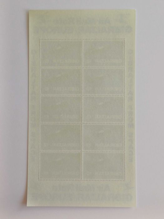 Gibraltar Philately – Mini Sheet – Gibraltar Viewed from Space, 197964729807122690123