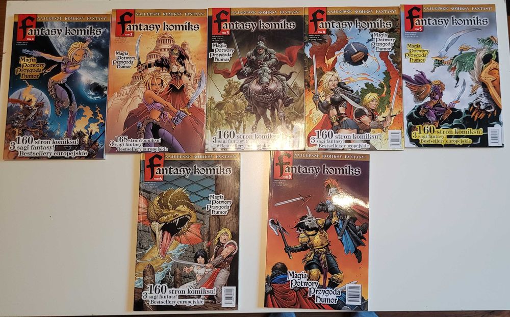 Fantasy Komiks tomy 1-6 i 9