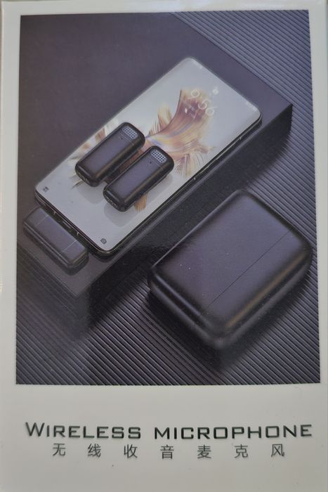 Zestaw mikrofonów bezprzewodowych do smartfonów na USB-C z etui