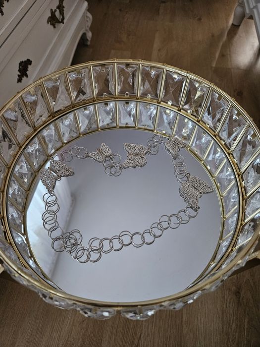 Naszyjnik motyle srebro