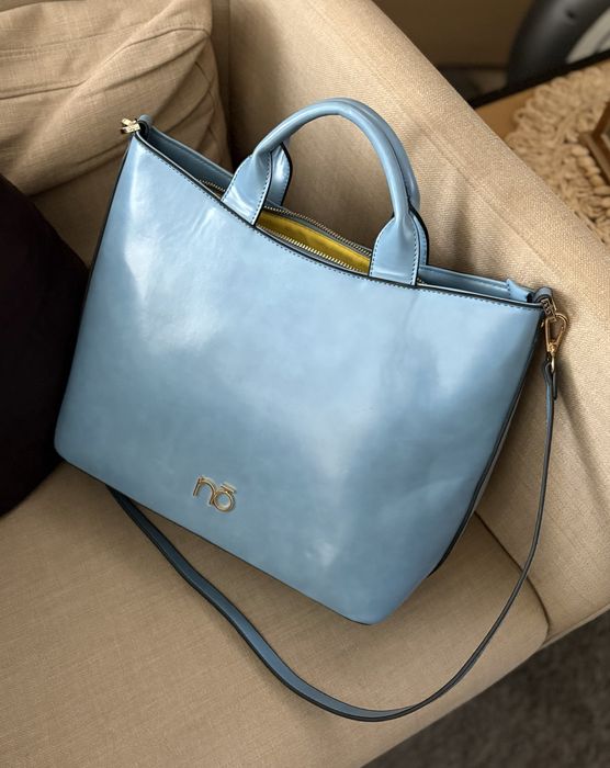 Nobo torebka torba shopper Nowa  Okazja niebieska
