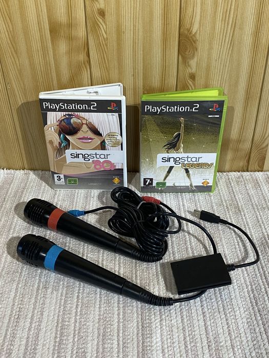 singstar / zestaw karaoke do Playstation 2