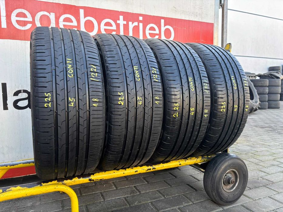 4X OPONY LETNIE 225/45R18 91W Continental EcoContact 6 MO 6MM 2020R