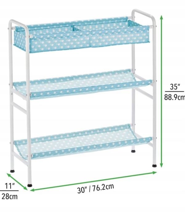mDesign regał organizer na zabawki 3-poziomy półek
