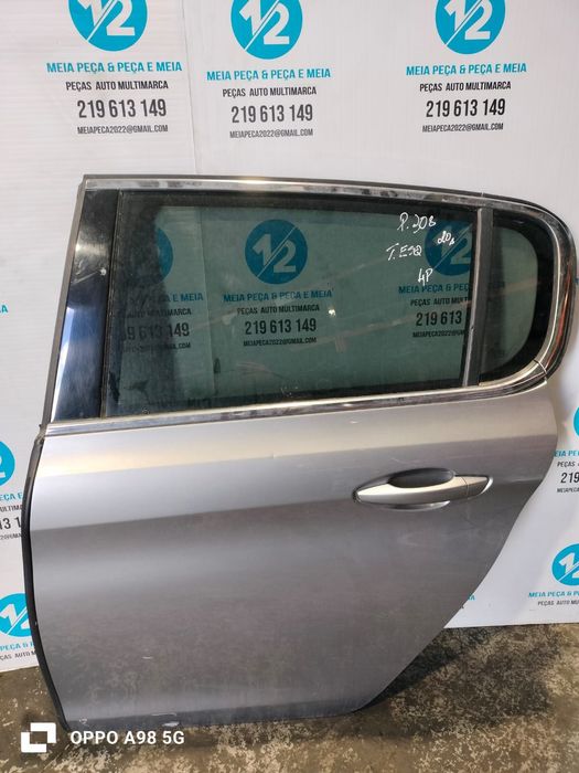 Porta traseira esquerda Peugeot 308 4 portas de 2019