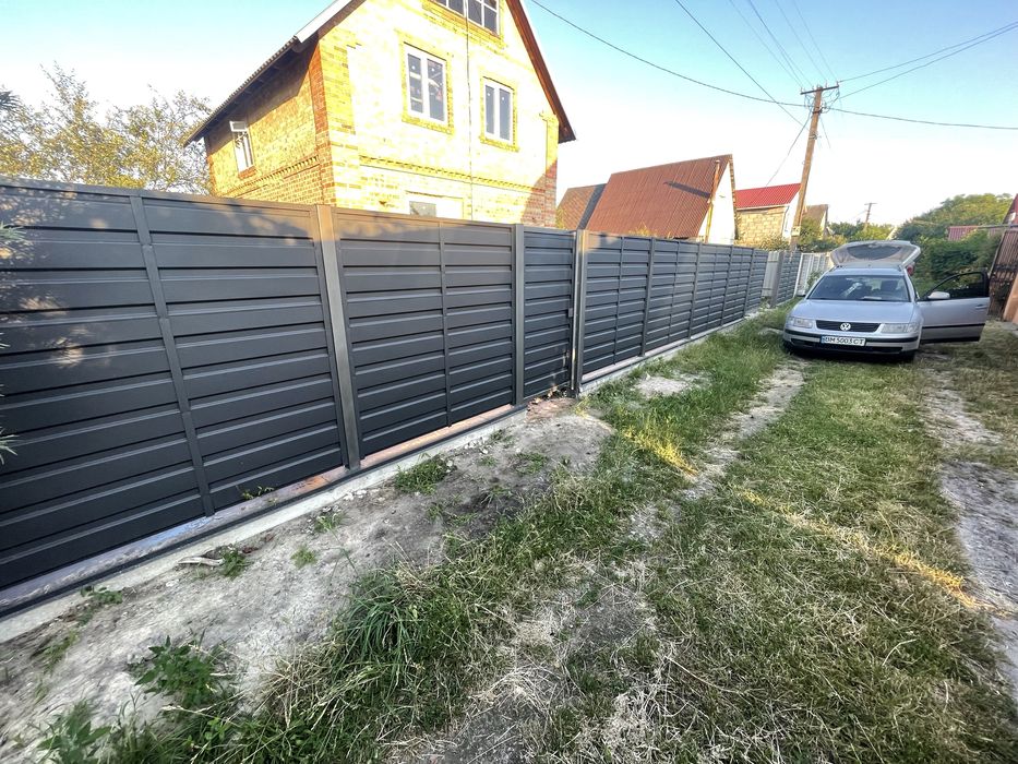 Забори ворота сходи навіси хозблоки під ключ