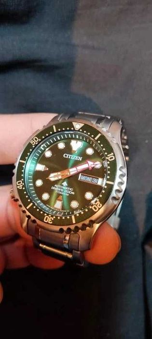 Relógio Citizen automático Titanium. Preço fixo.