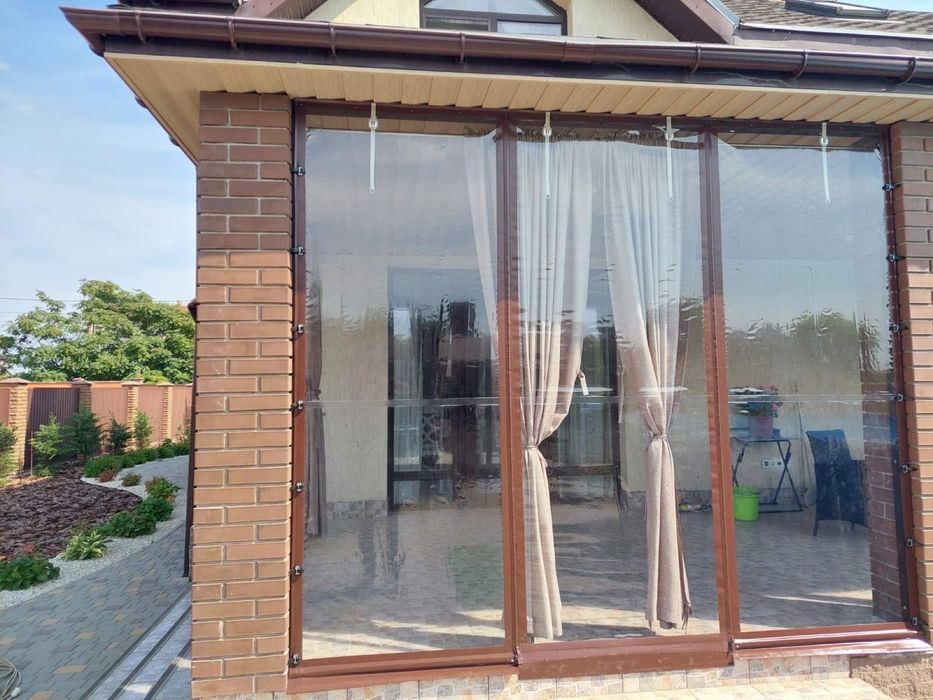 Мʼякі вікна Чернівці - штори з плівки пвх, рідкі вікна Чернівці