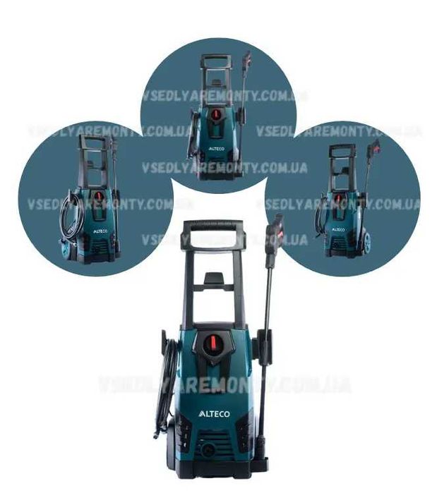 Мийка високого тиску ALTECO 1600 Вт / 135 бар / 330 л/год / шланг 5 м