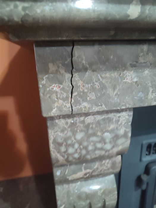 Pedra mármore de lareira ‼️ sem recuperador ‼️