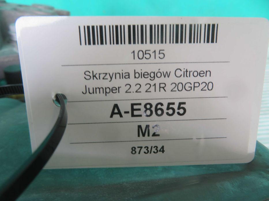 Peugeot Boxer Citroen Jumper 21r 2.2 diesel skrzynia biegów 20GP20