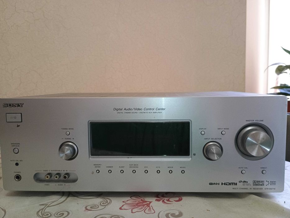 AV-ресивер 6.1 Sony STR-DG710 125 Вт HDMI: 2 222 грн. - Підсилювачі ...