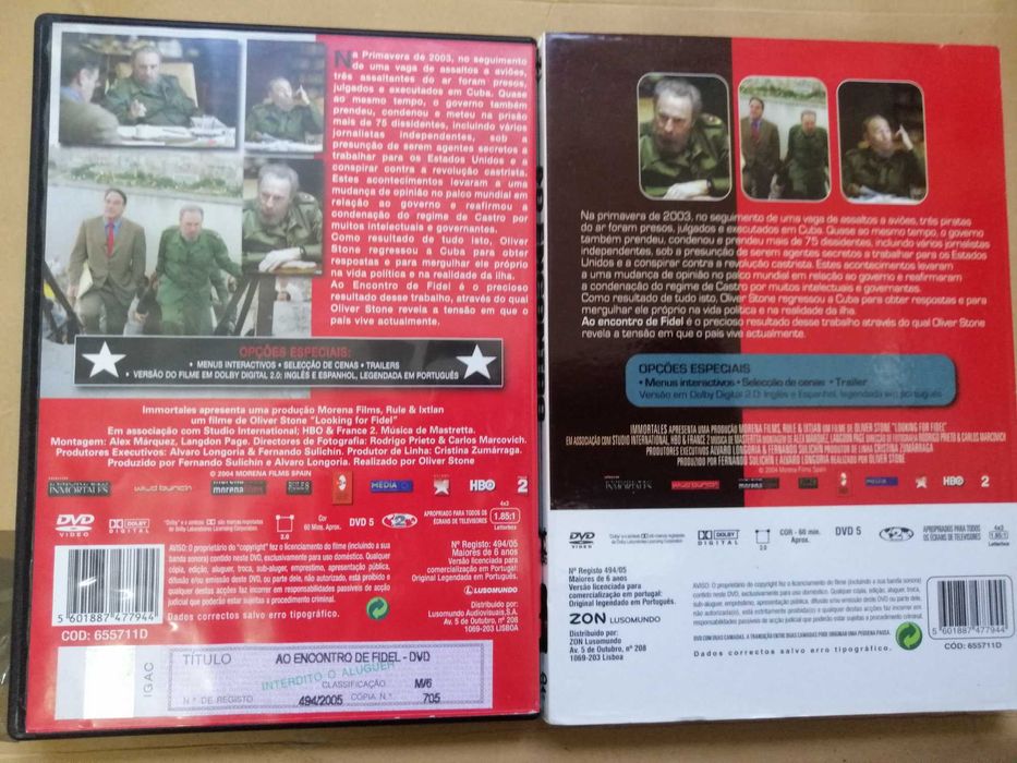 Ao Encontro de Fidel Oliver Stone