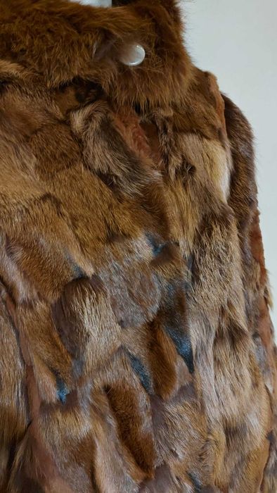 FUTRO damskie NATURALNE z lisa rude stan IDEALNY