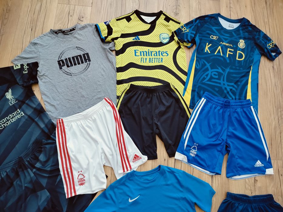 Stroje sportowe dla chłopca 10-12lat, Ronaldo, Nike, Puma