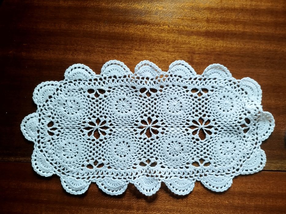 Naperons de quarto em crochê