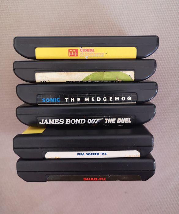 Lote de 6 jogos para Mega Drive