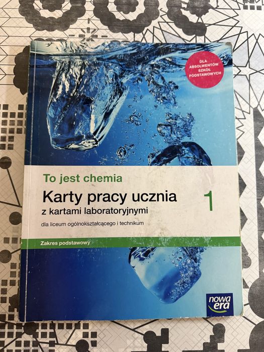 Karty pracy To jest chemia 1 nowa era