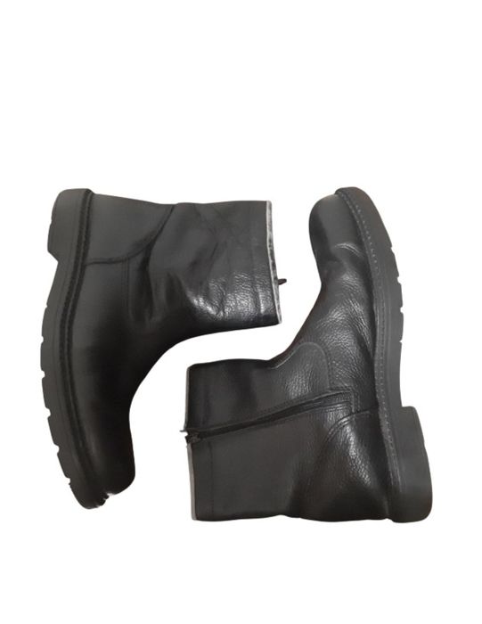 Чоловічі зимові шкіряні черевики (напівчоботи) 44-45 розмір